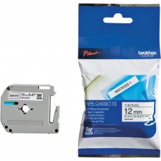 BROTHER P-TOUCH M-K231 M-TAPE 12MM BEYAZ ÜZERİNE SİYAH KAĞIT ETİKET