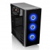 THERMALTAKE POWERSIZ V200TG 3X RGB FANLI GAMING MID-TOWER KASA SİYAH CA-1K8-00M1WN-01