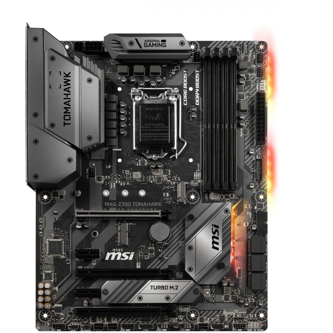 MSI Z390 MAG Z390 TOMAHAWK DDR4 SATA3 M2 PCIe NVME HDMI DP PCIe 16X v3.0 1151p v2 ATX