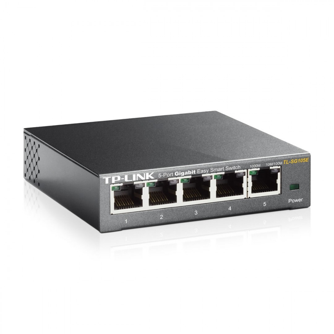 TP-LINK 5port TL-SG105E Gigabit Yönetilebilir Switch Desktop