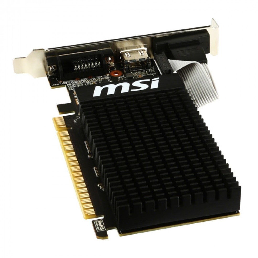 MSI 2GB GT710 2GD3H LP DDR3 64bit HDMI DVI PCIe 16X v2.0