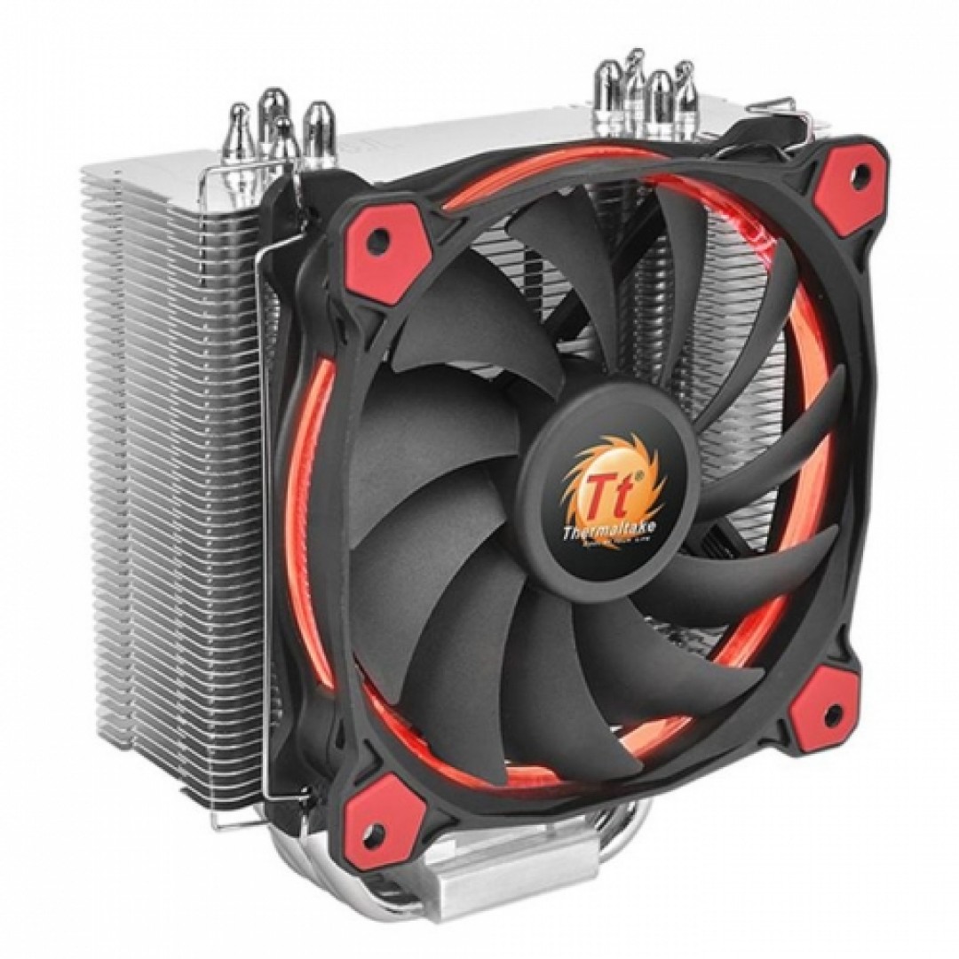 Thermaltake Riing Silent 12cm Kırmızı Led Fan, Sessiz LNC ile intel/AMD Uyumlu islemci Sogutucu