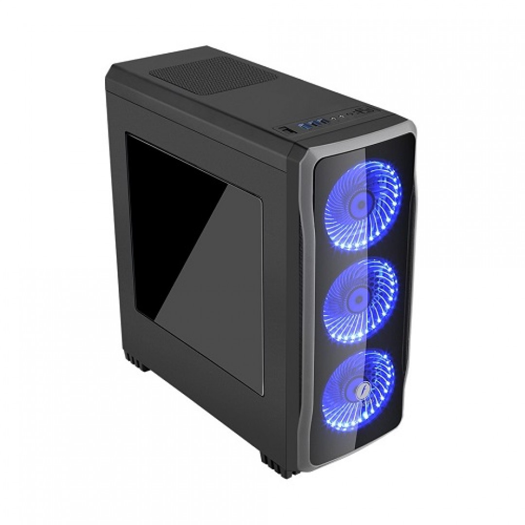 FRISBY 650W FC-9235G 3 X LED FANLI GAMING MID-TOWER KASA SİYAH