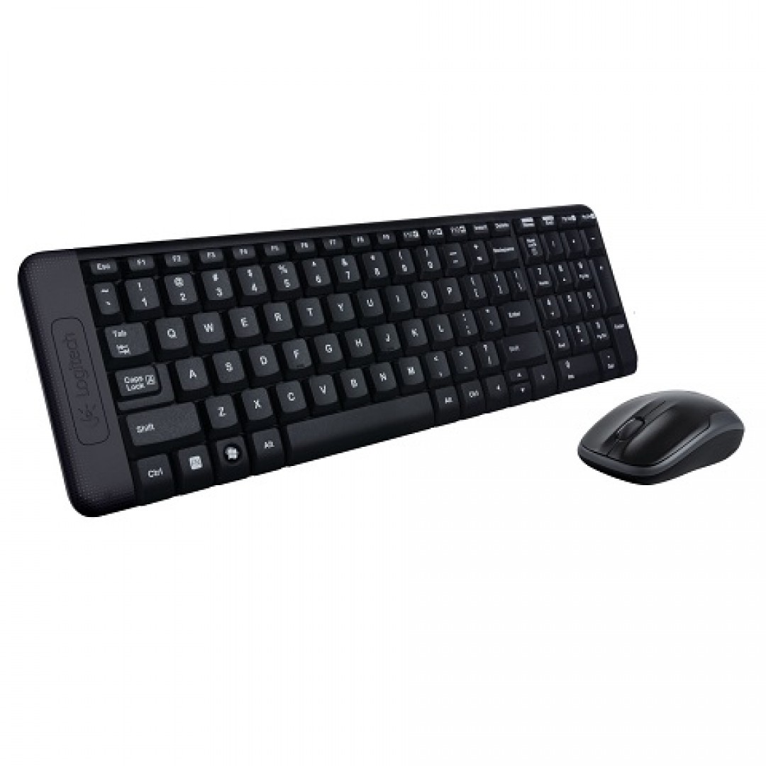 LOGITECH MK220 Kablosuz Q Trk Siyah Multimedya Klavye & Mouse Set 920-003163