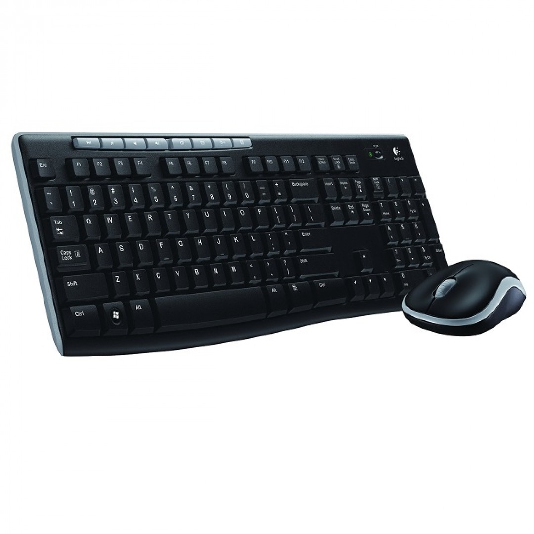 LOGITECH MK270 Kablosuz Q Trk Siyah Multimedya Klavye & Mouse Set 920-004525