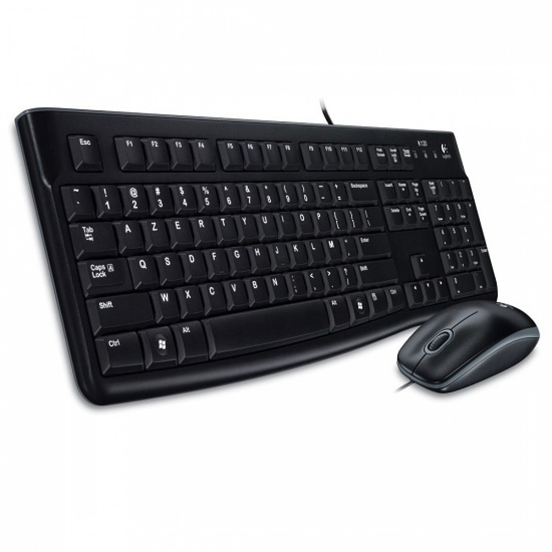 LOGITECH MK120 USB Q Trk Siyah Multimedya Klavye & Mouse Set 920-002560