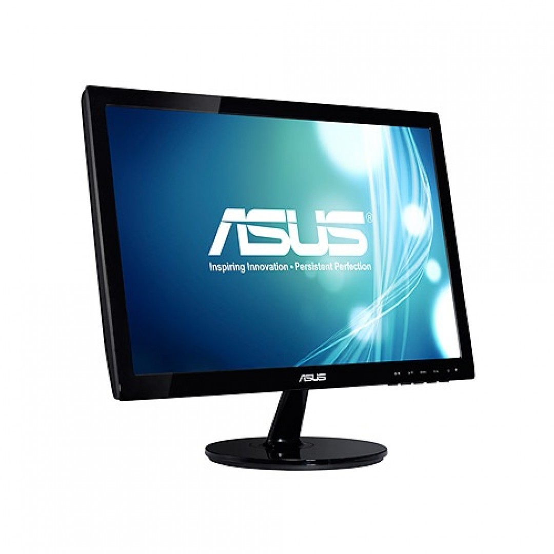 ASUS 18.5" LED VS197DE 5MS 60Hz (1366 X 768) Monitör Parlak Siyah Vesa