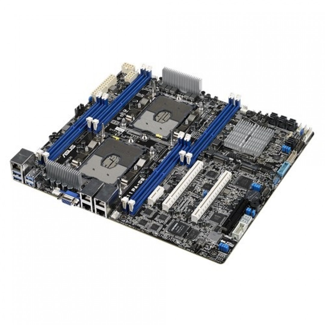 ASUS Z11PA-D8 WS DDR4 RDIMM SATA3 M2 PCIe NVME 9x Sata3 PCIe 16X v3.0 3647p çift işlemcili CEB