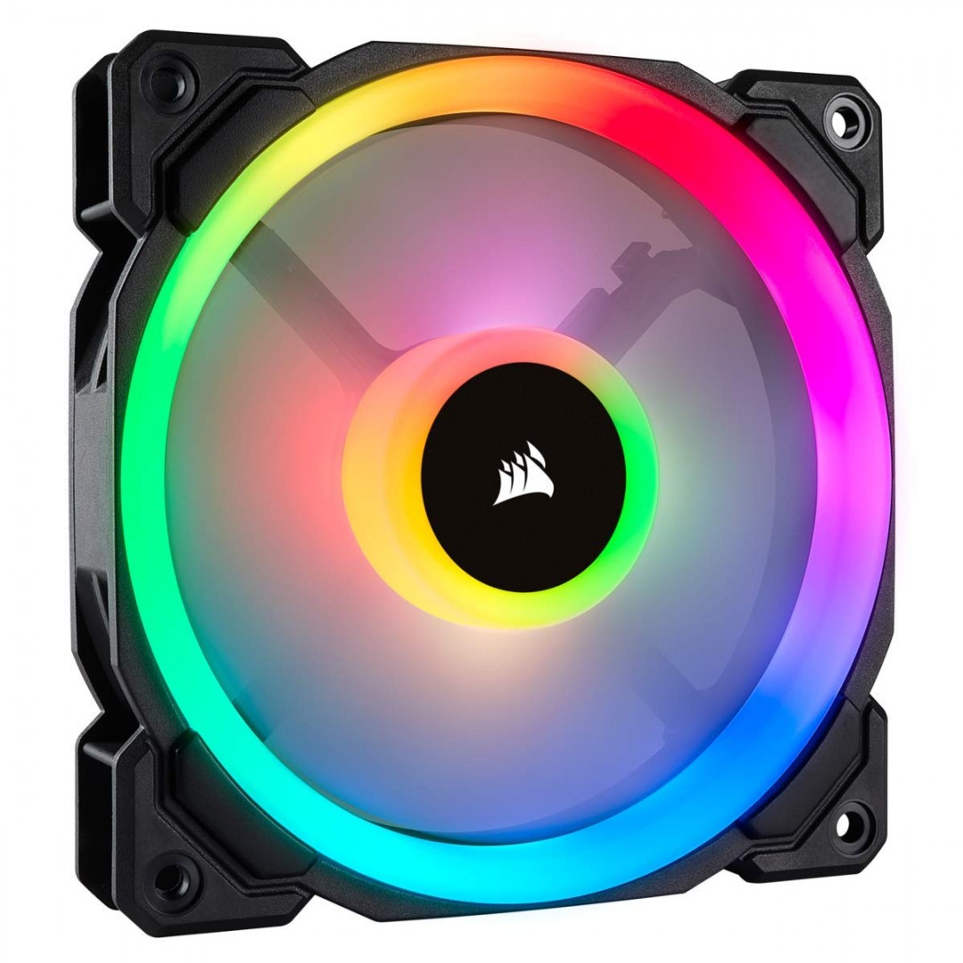 CORSAIR 12CM LL120 CO-9050072-WW DUAL LIGHT LOOP RGB KASA FANI 3-LÜ SET