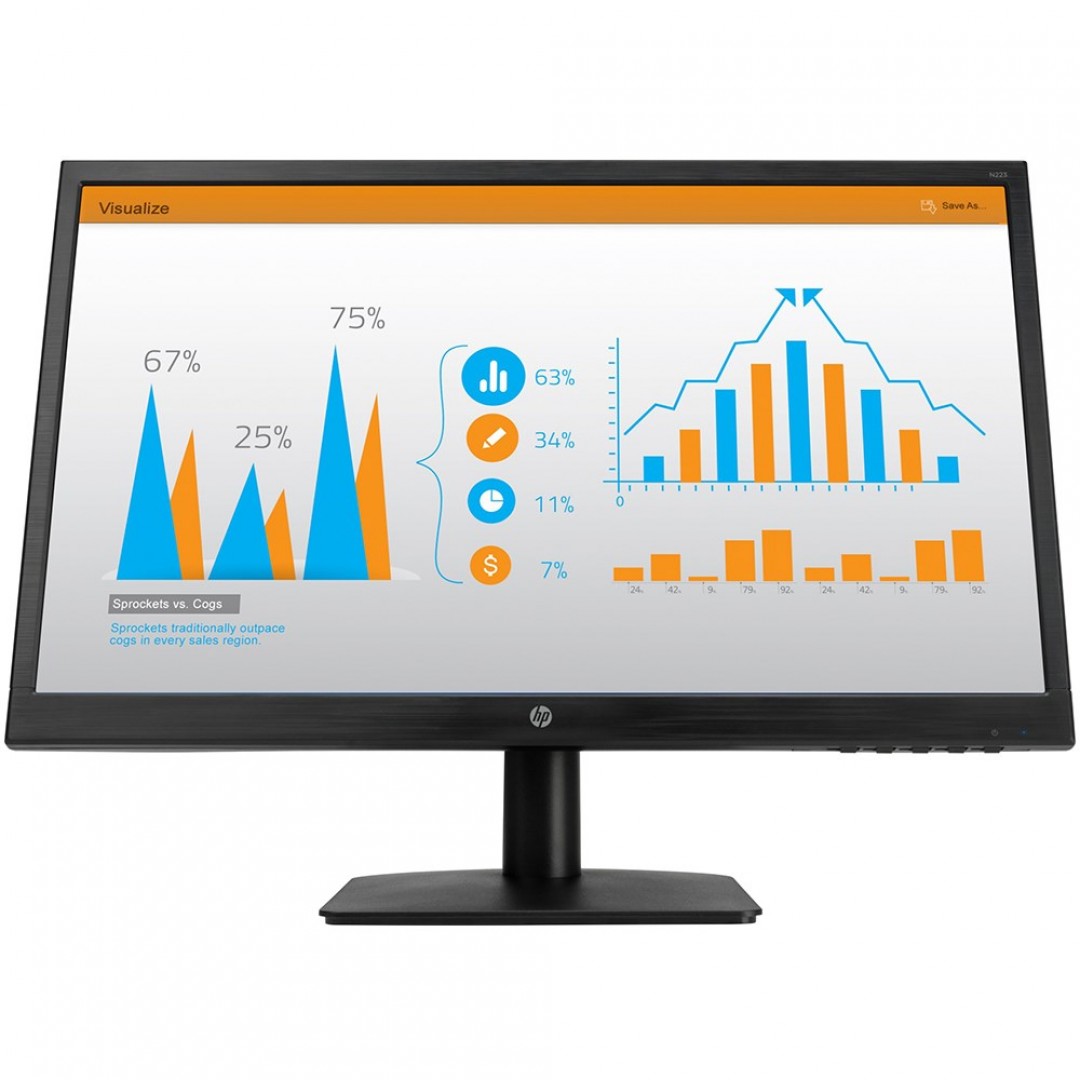 HP 21.5" TN N223 3WP71AA 5MS 60HZ HDMI 1920X1080 MONİTÖR