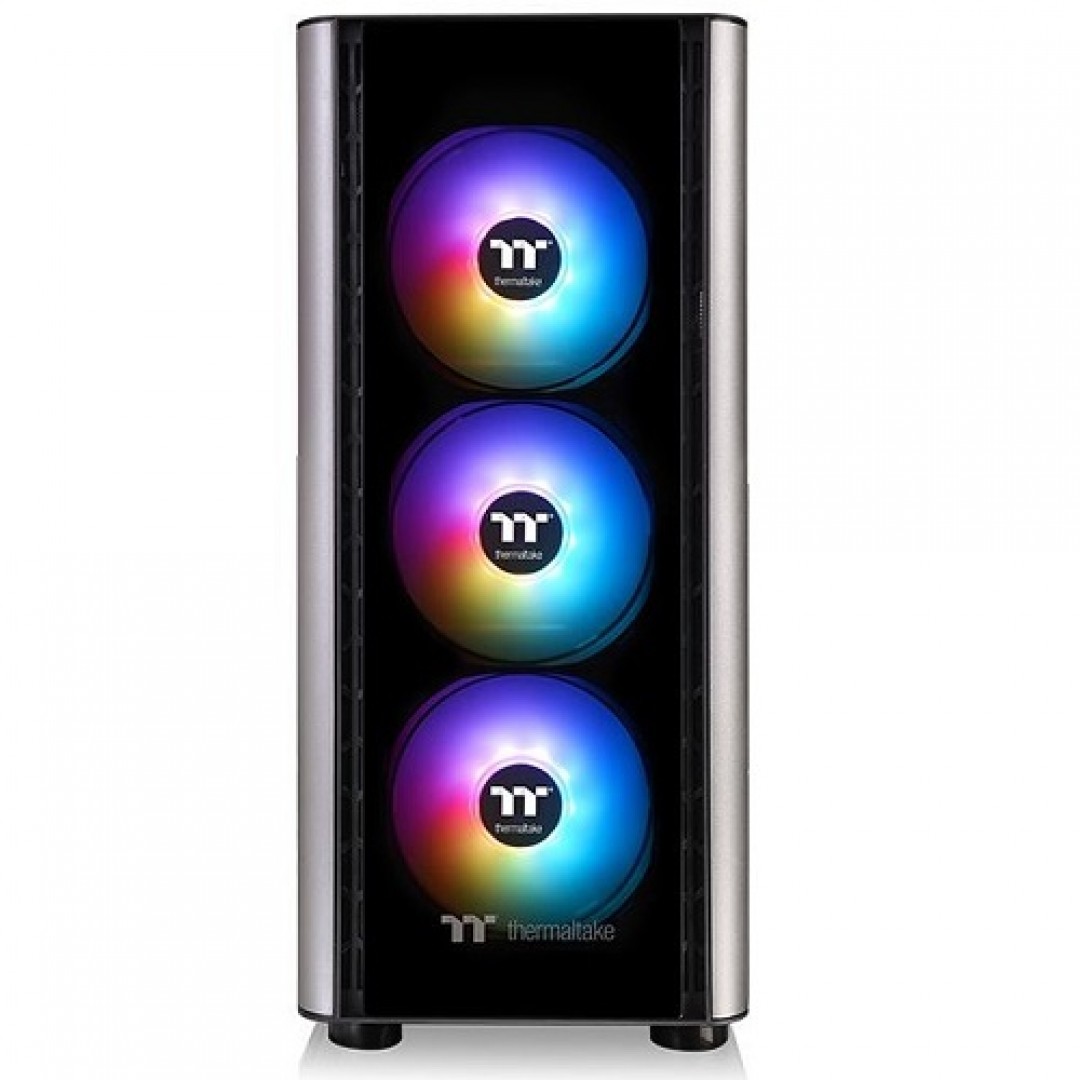 THERMALTAKE POWERSIZ Level 20 MT CA-1M7-00M1WN-00 RGB Fan GAMING MID-TOWER KASA SİYAH