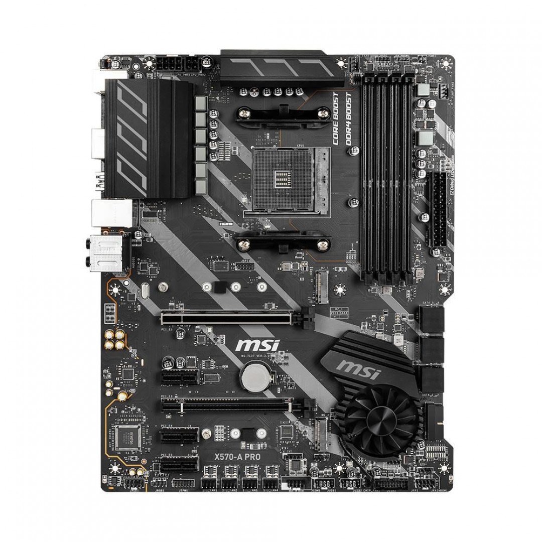 MSI X570 X570-A PRO DDR4 SATA3 M2 PCIe NVME HDMI PCIe 16X v4.0 AM4 ATX