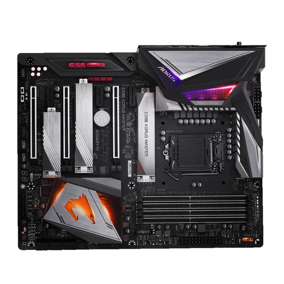 GIGABYTE Z390-AORUS MASTER DDR4 SATA3 M2 PCIe NVME HDMI PCIe 16X v3.0 1151p v2 ATX