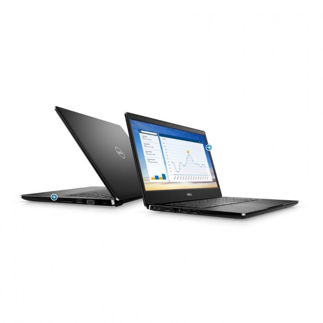 DELL LATITUDE 3400 CORE i3-8145U-4GB-128GB SSD-14" W10 PRO 1366X768 N004L340014EMEA_W