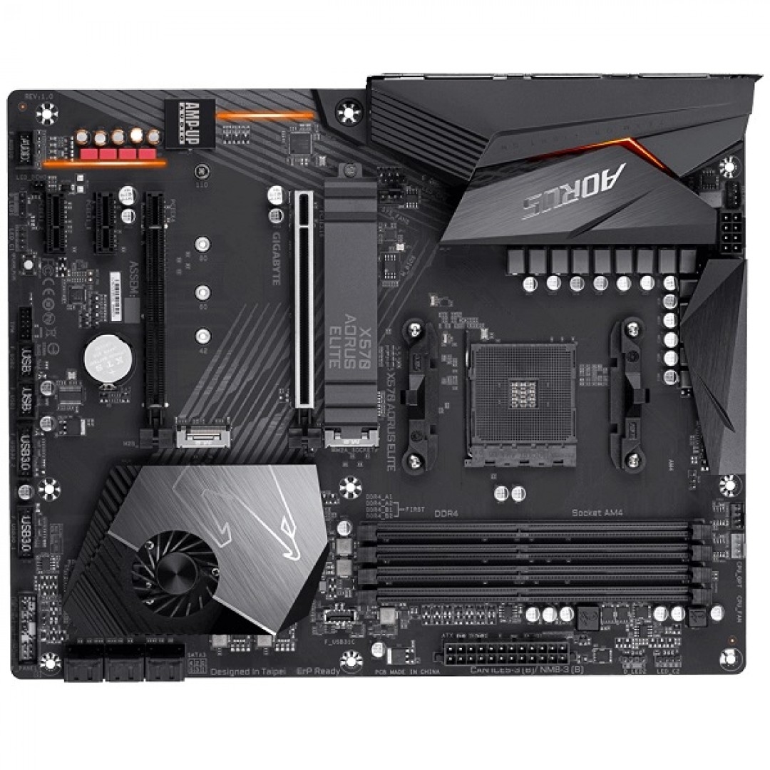 GIGABYTE X570 AORUS ELITE DDR4 SATA3 M2 PCIe NVME HDMI PCIe 16X v3.0 AM4 ATX