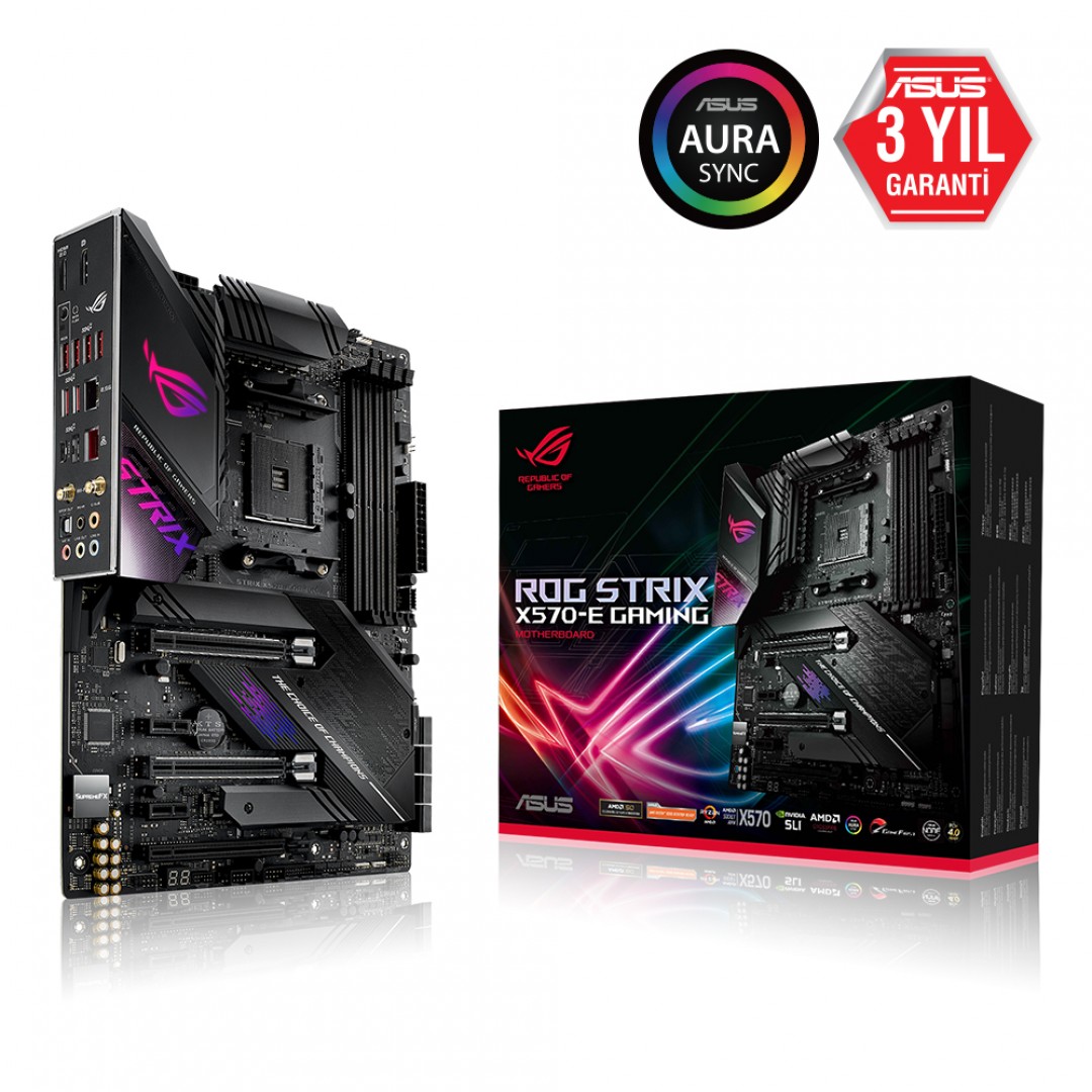 ASUS ROG STRIX X570-E GAMING DDR4 SATA3 M2 PCIe NVME HDMI DP PCIe 16X v4.0 AM4 ATX