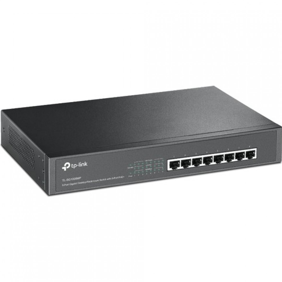 TP-LINK 8port 126w FULL PoE TL-SG1008MP GIGABIT Yönetilemez Switch