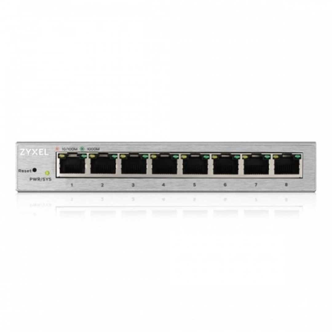 ZyXEL 8port GS1200-8 GIGABIT Yönetilebilir Switch Masaüstü