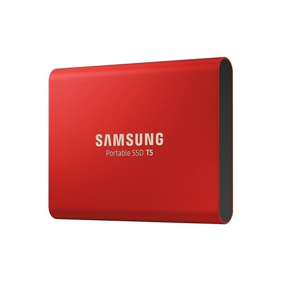 SAMSUNG MU-PA1T0RWW 1TB T5 Taşınabilir SSD 540/540 Kırmızı Flash SSD