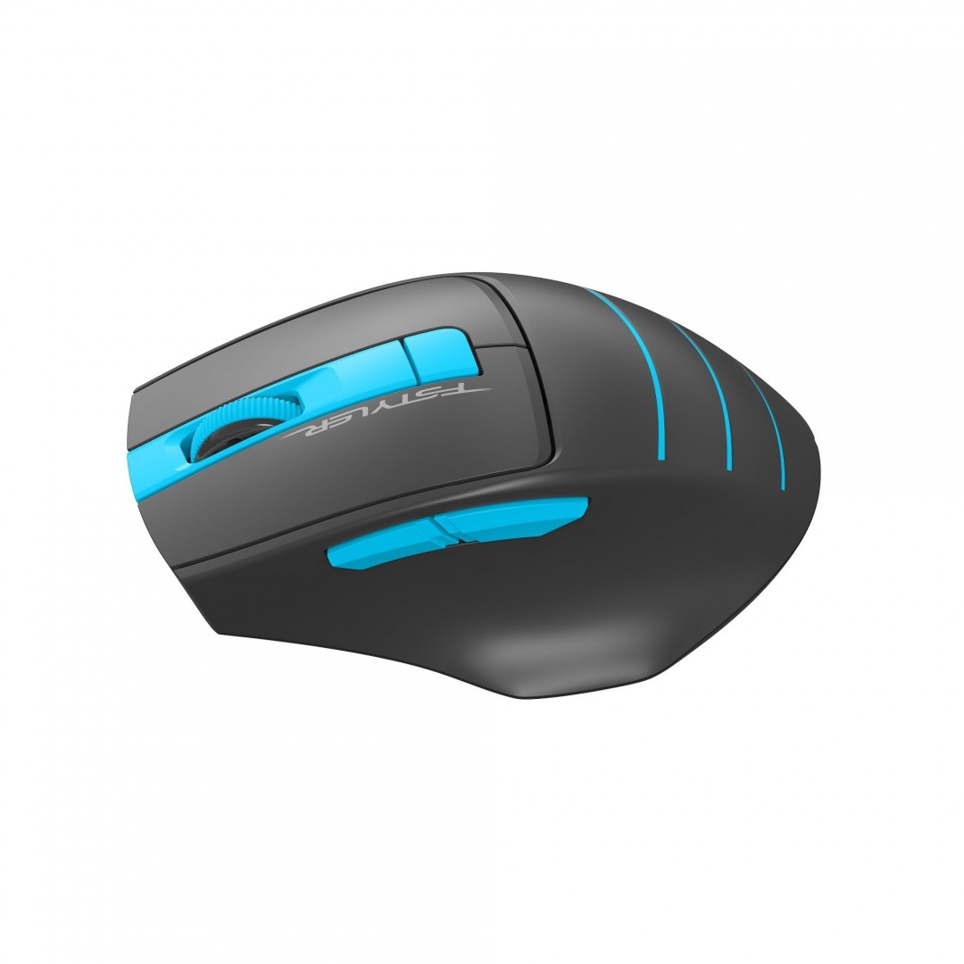 A4 TECH FG30 Siyah/Mavi Optik Nano Kablosuz Mouse-2000 DPI