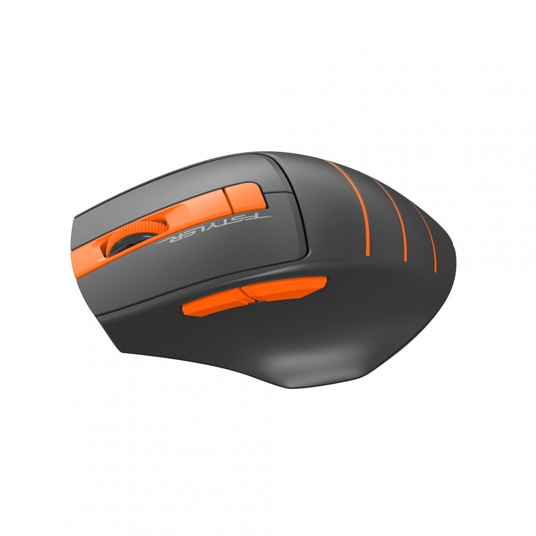 A4 TECH FG30 Siyah/Turuncu Optik Nano Kablosuz Mouse-2000 DPI