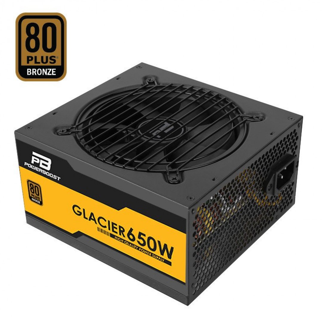 PowerBoost BST-ATX650B 650w 80+ BRONZE 12cm Siyah fanlı Yarı Modüler ATX PSU Retail Box