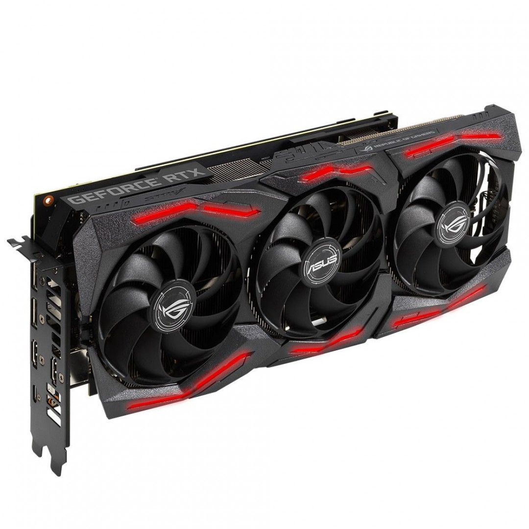 ASUS 8GB RTX2060 SUPER ROG STRIX RTX2060S-A8G-EVO GAMING GDDR6 256bit HDMI DP TYPE-C PCIe 16X v3.0