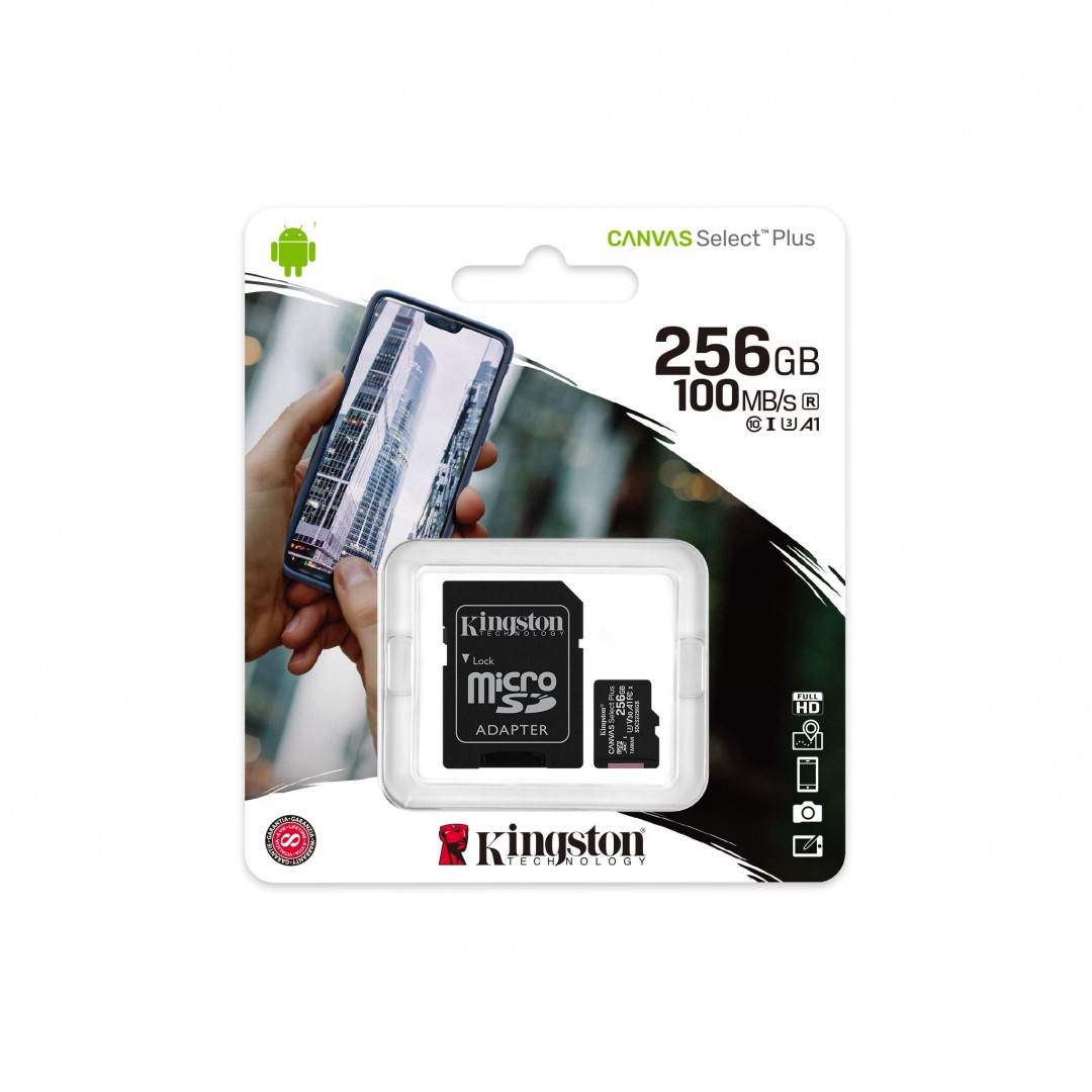 KINGSTON 256GB MicroSD CL10 SDCS2/256GB