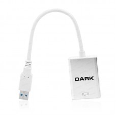 DARK 0.15metre UGA33 DK-AC-UGA33 USB & HDMI Çevirici Adaptör Gümüş