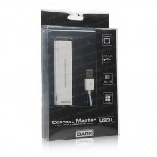 Dark Connect Master U23L Ethernet Girişli 3 Port USB 2.0 Hub