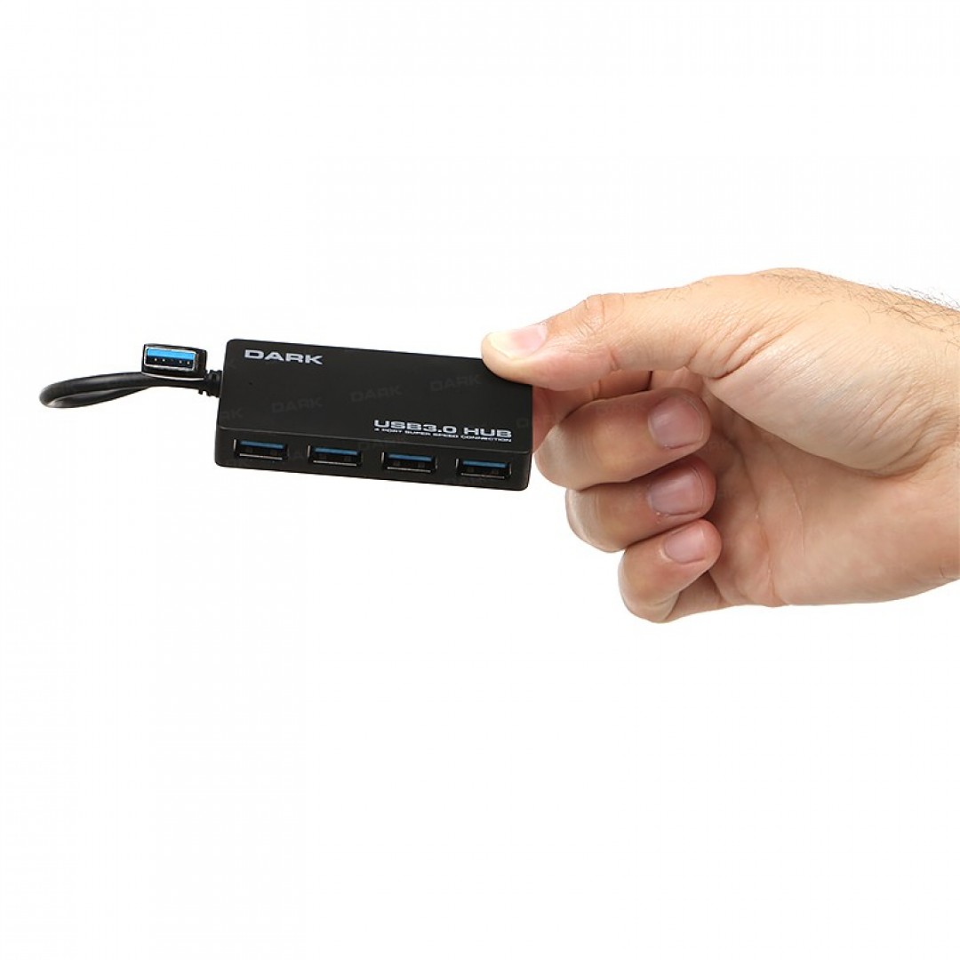 Dark Connect Master 4 Port USB 3.0 Hub U341