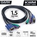 Dark 1.5m KVM Seçici (Switch) Kablosu