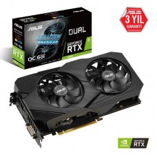 ASUS RTX2060 6GB DUAL RTX2060-6G-EVO GDDR6 192bit 2x HDMI DVI DP PCIe 16X v3.0