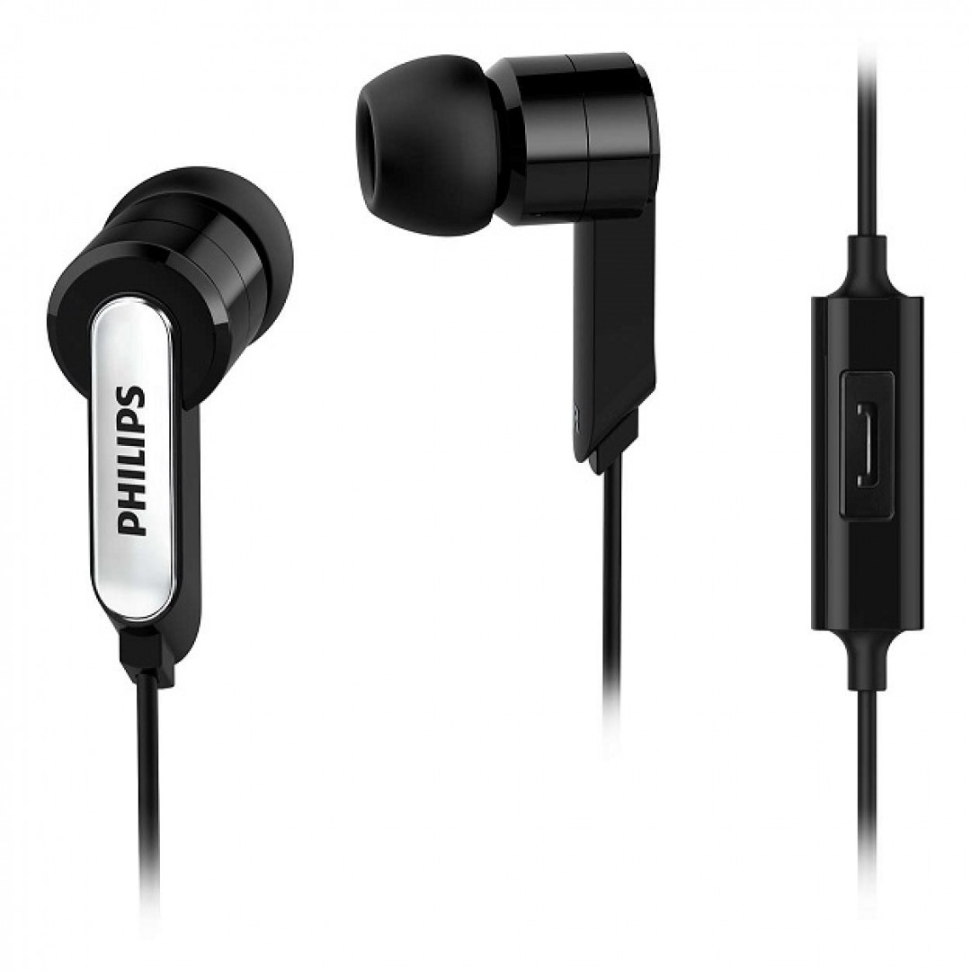 PHILIPS Stereo 3.5mm Jack Siyah Kulak İçi Mikrofonlu Kulaklık SHE1405BK/10