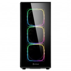 SHARKOON POWERSIZ TG6-RGB 4X ARGB FANLI GAMING MID-TOWER KASA