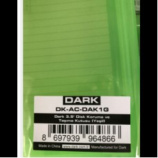 Dark 3.5" Disk Koruma ve Taşıma Kutusu (Yeşil)