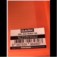 Dark 3.5" Disk Koruma ve Taşıma Kutusu (Turuncu)