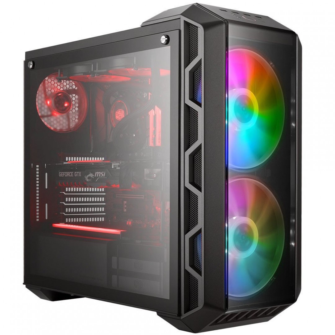 COOLERMASTER POWERSIZ MasterCase H500 ARGB GAMING MID-TOWER KASA SİYAH MCM-H500-IGNN-S01