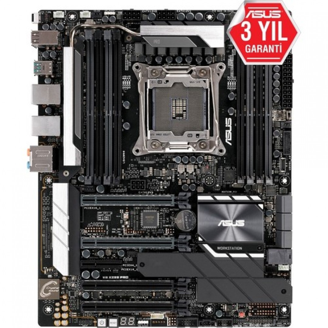 ASUS WS X299 PRO INTEL X299 LGA 2066 DDR4 4200 M2 USB3.1 AURA RGB 2LAN CEB