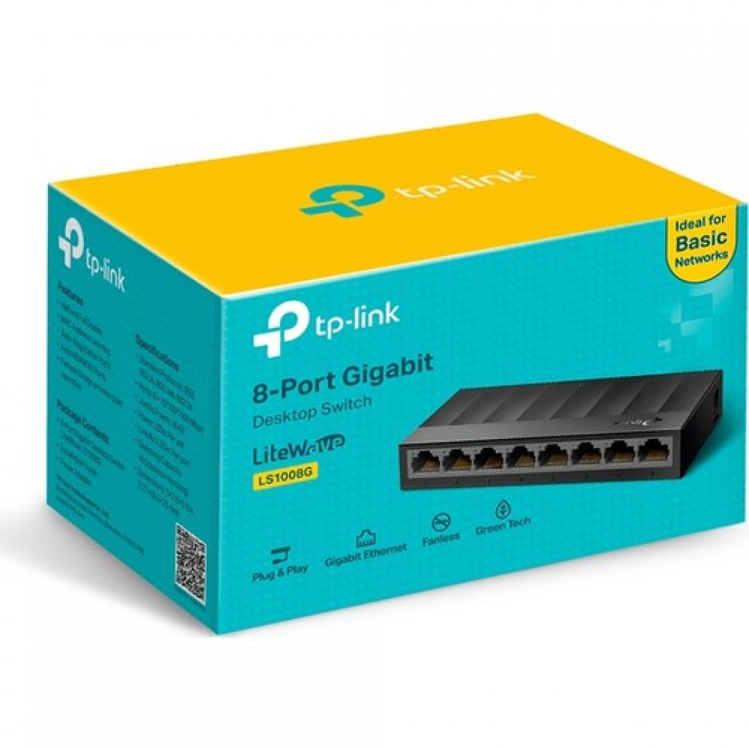 TP-LINK LS1008G 8-Port Desktop Switch