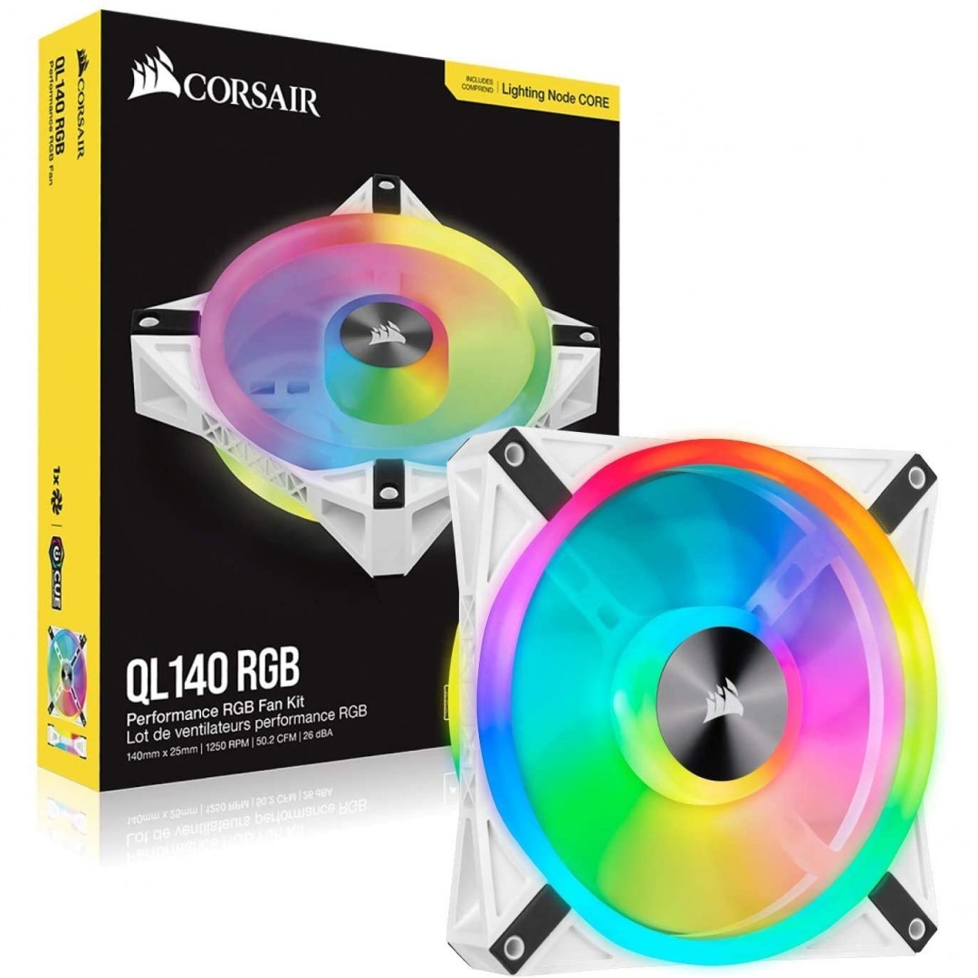 CORSAIR 14CM iCUE QL140 CO-9050105-WW RGB KASA FANI