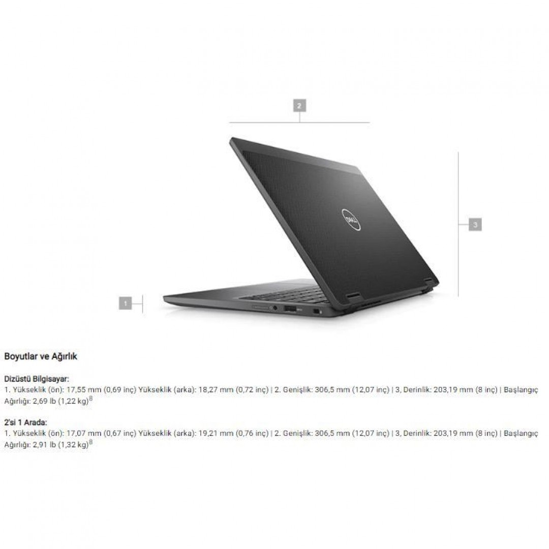 DELL Lati 7310, Ci5-10310U, 8G, 256G SSD, Intel UHD 620, 13.3"FHD, Win 10 Pro