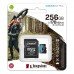 KINGSTON 256GB mSD CanvasGo Hafıza Kartı SDCG3/256GB