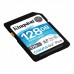 KINGSTON 128GB SD Canvas Go+ Hafıza Kartı SDG3/128GB