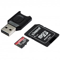 KINGSTON 64GB mSD Hafıza Kartı +Kart Okucuya MLPMR2/64GB