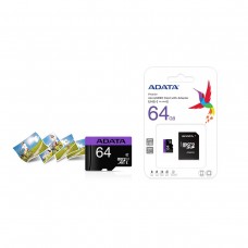 ADATA AUSDX64GUICL10RA1 64GB Premier 80MB/s Class 10 UHS-1 Micro SD Kart