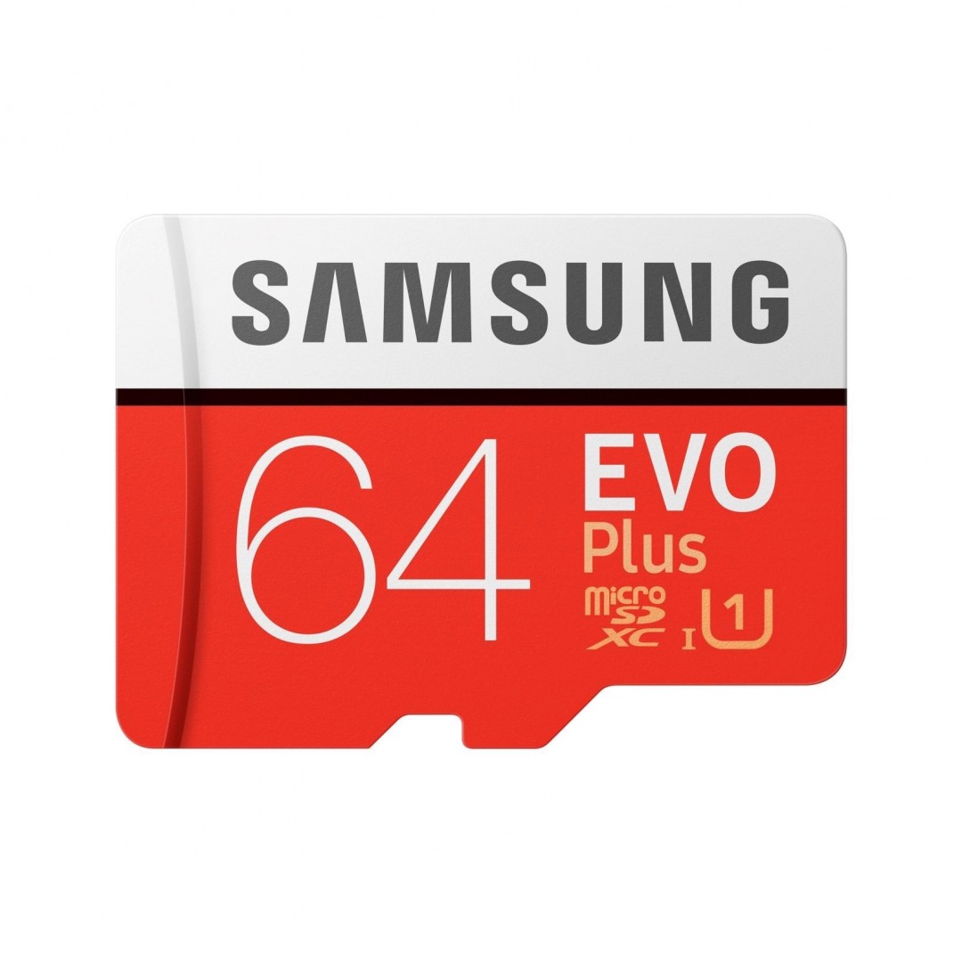 SAMSUNG 64GB mSD EVO Plus CLASS 10 Hafıza Kartı MB-MC64HA/TR