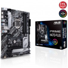 ASUS PRIME H470-PLUS DDR4 SATA3 M2 PCIE NVME HDMI DP PCIe 16X v3.0 1200p ATX