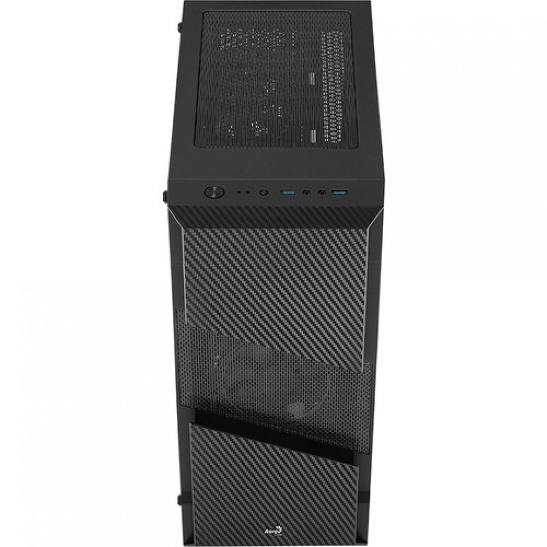 AEROCOOL 600W 80+ Bronze MENACE SATURN AE-MNS-600BR 2X RGB FANLI GAMING MID-TOWER KASA SİYAH