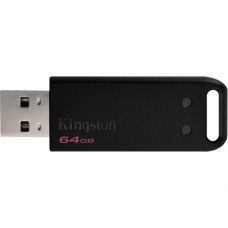 KINGSTON 64GB USB 2.0 DT20/64GB Siyah Taşınabilir Bellek